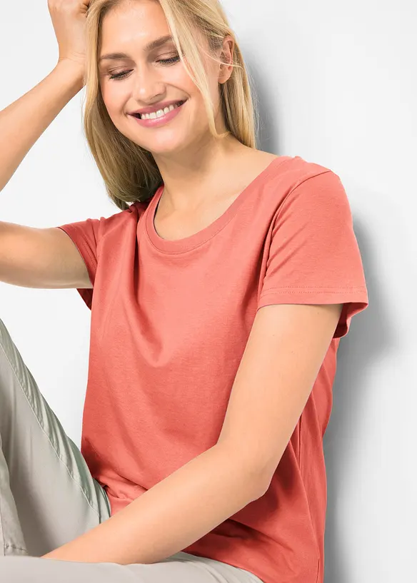 Maglia con scollo rotondo (pacco da 5), bonprix