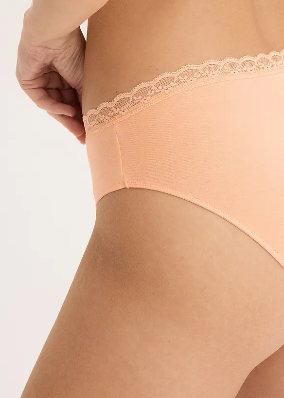Slip con pizzo (pacco da 5), bonprix