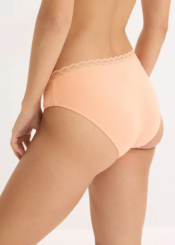 Slip con pizzo (pacco da 5), bonprix