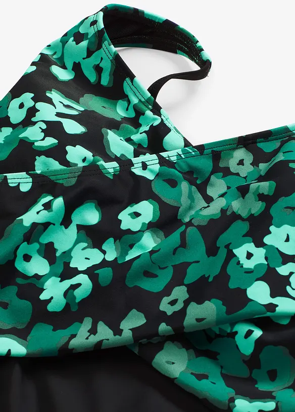 Costume intero con dettaglio incrociato ed effetto modellante medio, bonprix