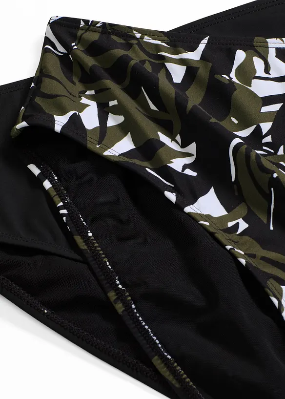 Slip per bikini a vita alta con effetto modellante leggero (pacco da 2), bonprix