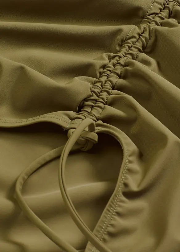 Costume intero con laccetti ed effetto modellante leggero, bonprix