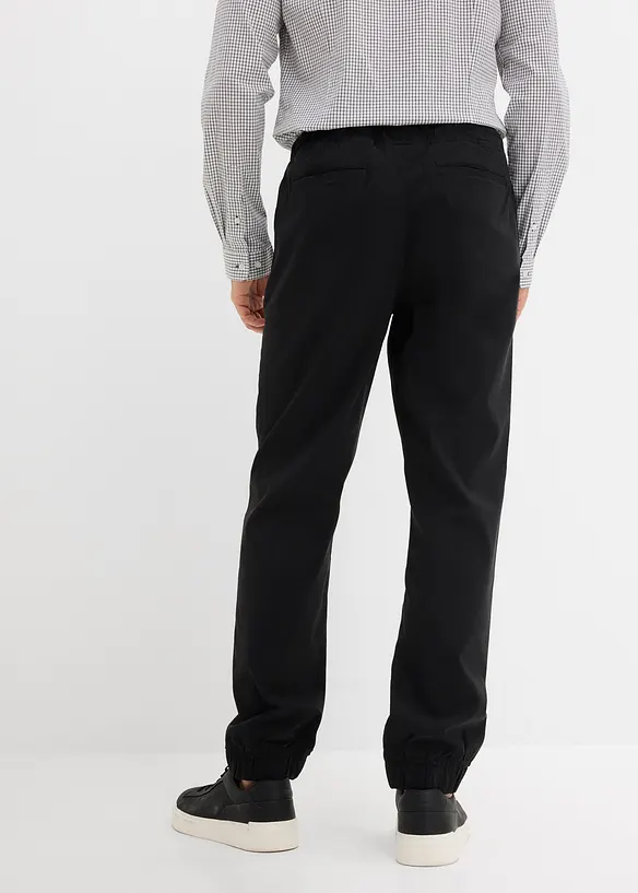 Pantaloni super elasticizzati con elastico in vita relaxed fit, straight, bonprix