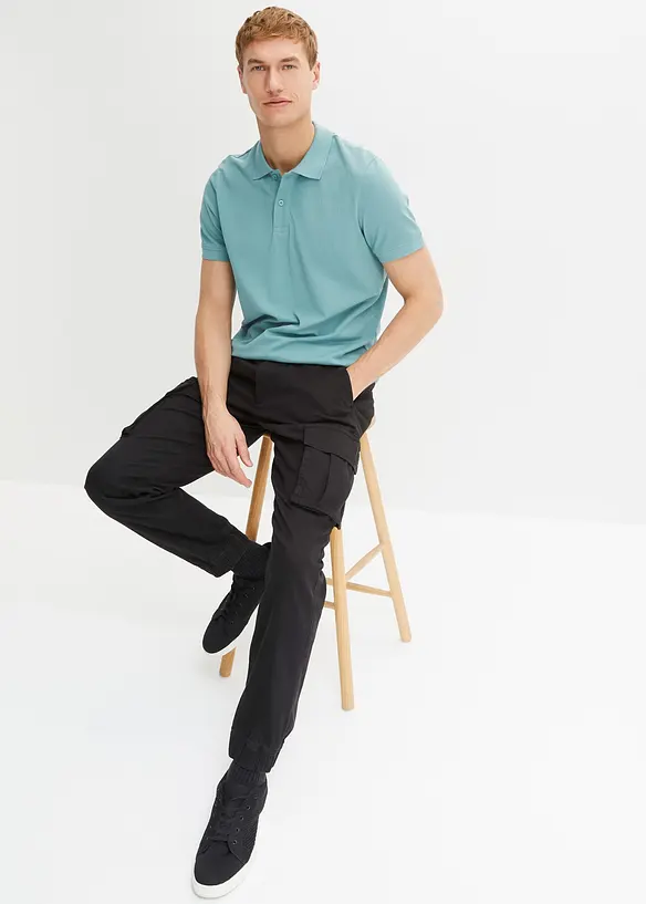 Pantaloni cargo con elastico in vita regular fit, straight, bonprix