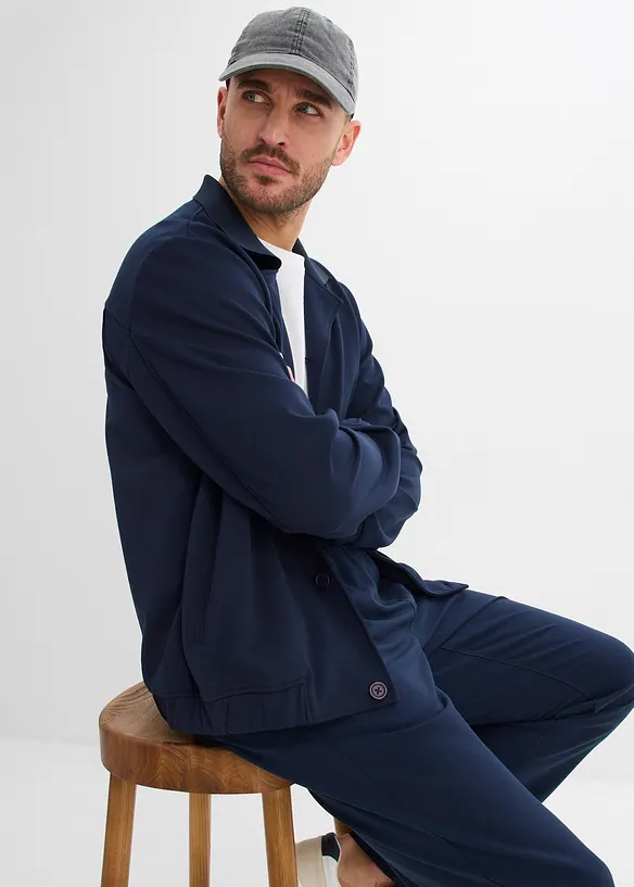 Bomber leggero in tessuto elasticizzato, bonprix