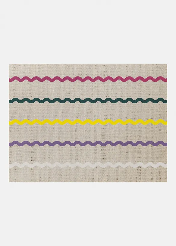 Zerbino lavabile con motivo grafico, bonprix