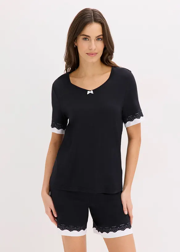 Pigiama estivo in misto viscosa morbido, bonprix