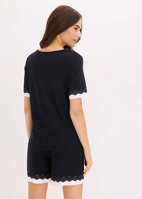 Pigiama estivo in misto viscosa morbido, bonprix