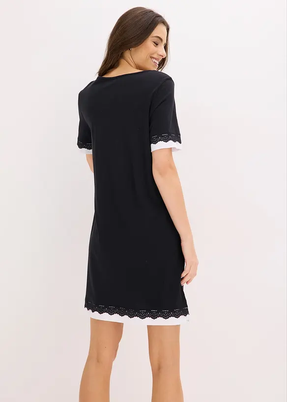 Camicia da notte in misto viscosa morbido, bonprix