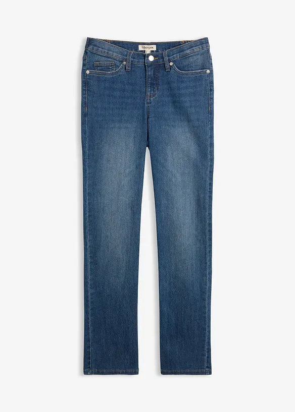 Jeans pr&eacute;maman 2 in 1 da indossare sia prima che dopo il parto, straight, bonprix