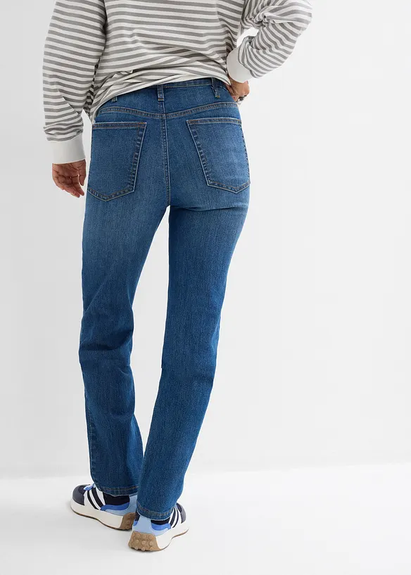 Jeans pr&eacute;maman 2 in 1 da indossare sia prima che dopo il parto, straight, bonprix