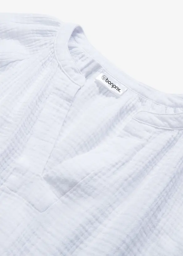 Blusa oversize in mussola, bonprix