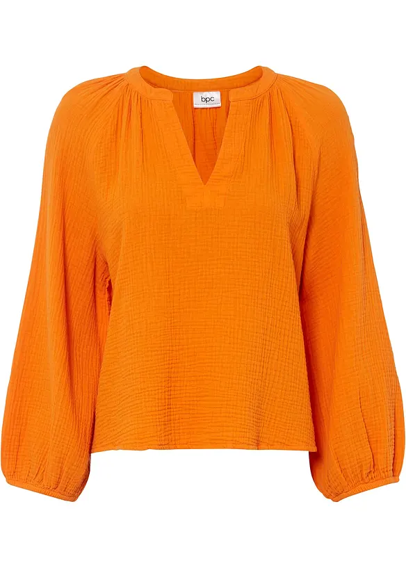 Blusa oversize in mussola, bonprix