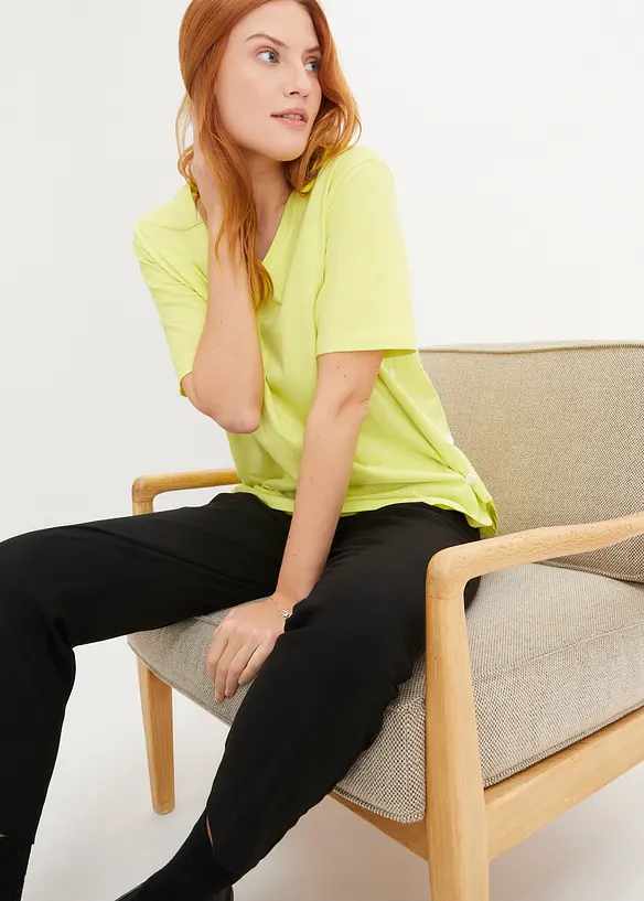 T-shirt larga in cotone biologico, bonprix