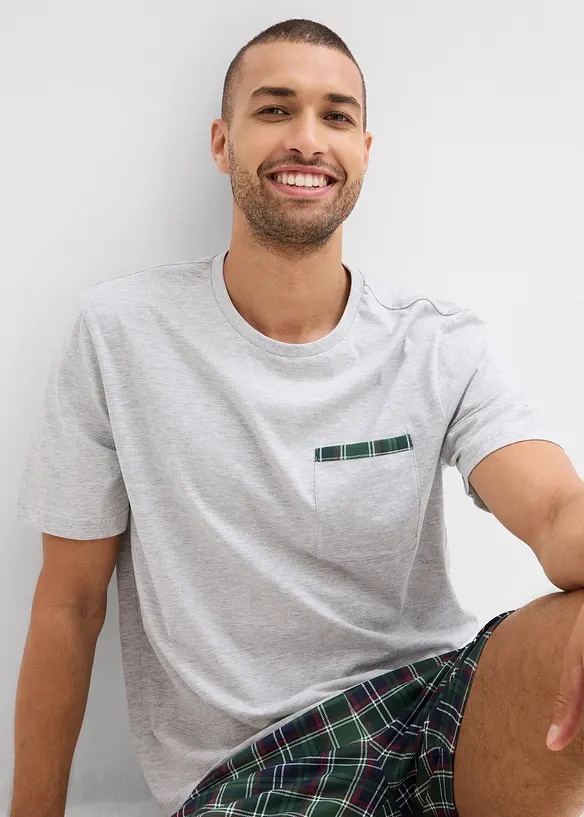 Pigiama estivo con taschino, bonprix