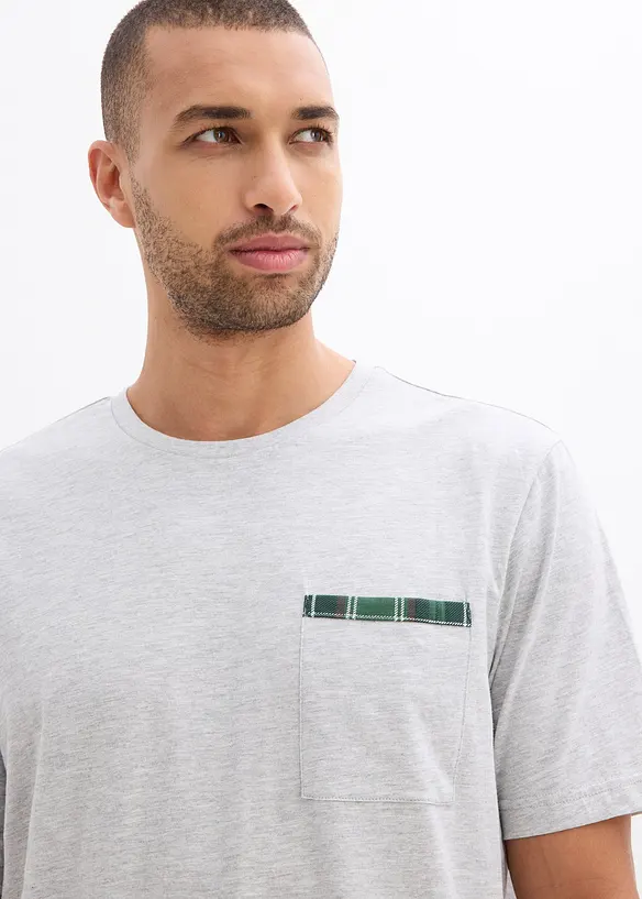 Pigiama estivo con taschino, bonprix