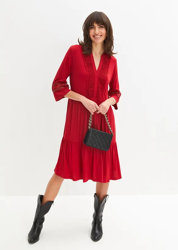 Abito tunica in viscosa morbida, bonprix