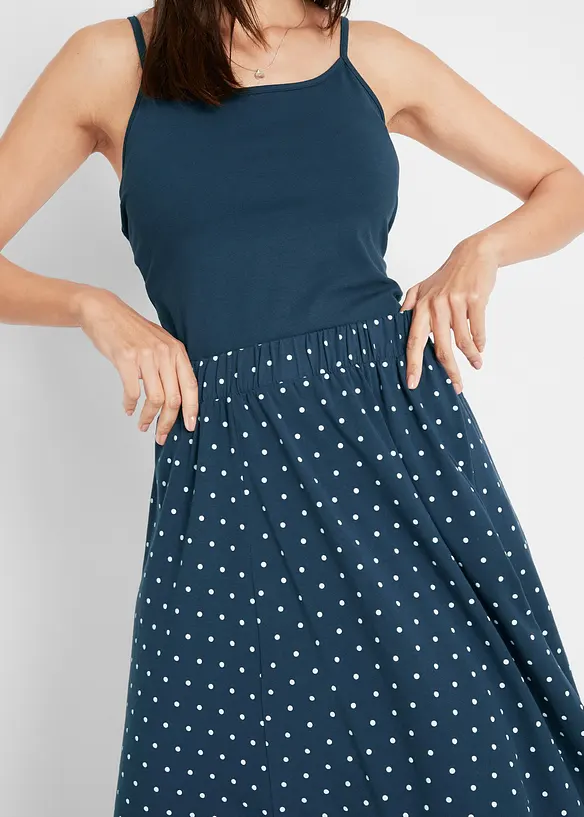 Gonna di jersey (pacco da 2), bonprix