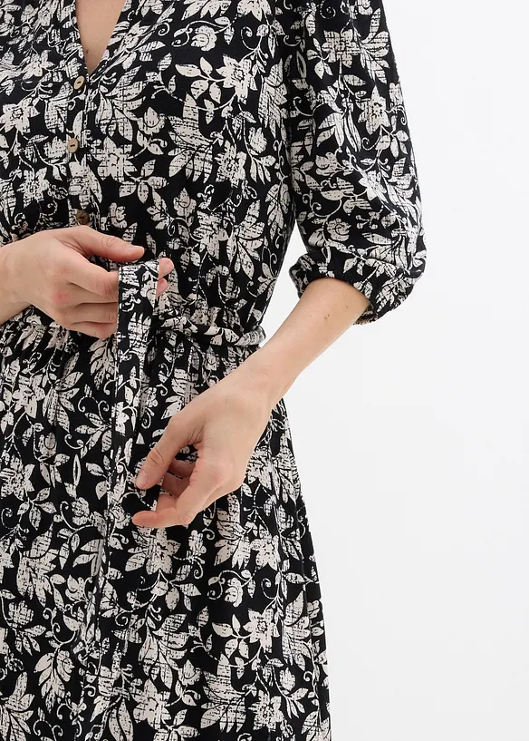 Abito di jersey in misto viscosa, bonprix