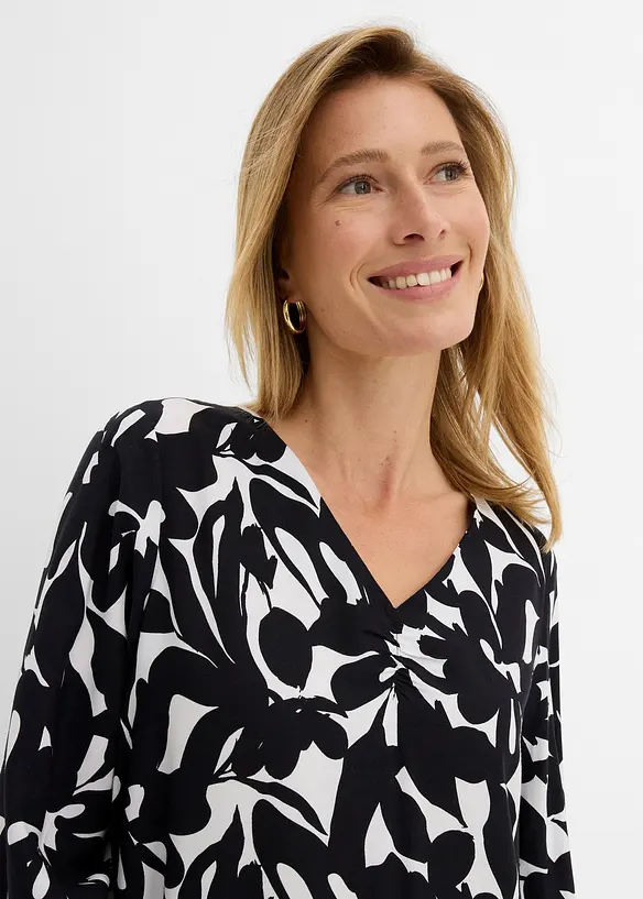 Abito lungo in viscosa fluente, bonprix