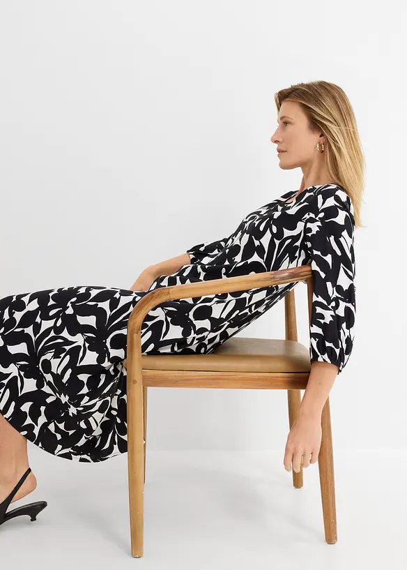 Abito lungo in viscosa fluente, bonprix