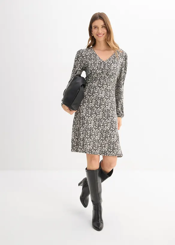 Abito in jersey di misto viscosa, bonprix