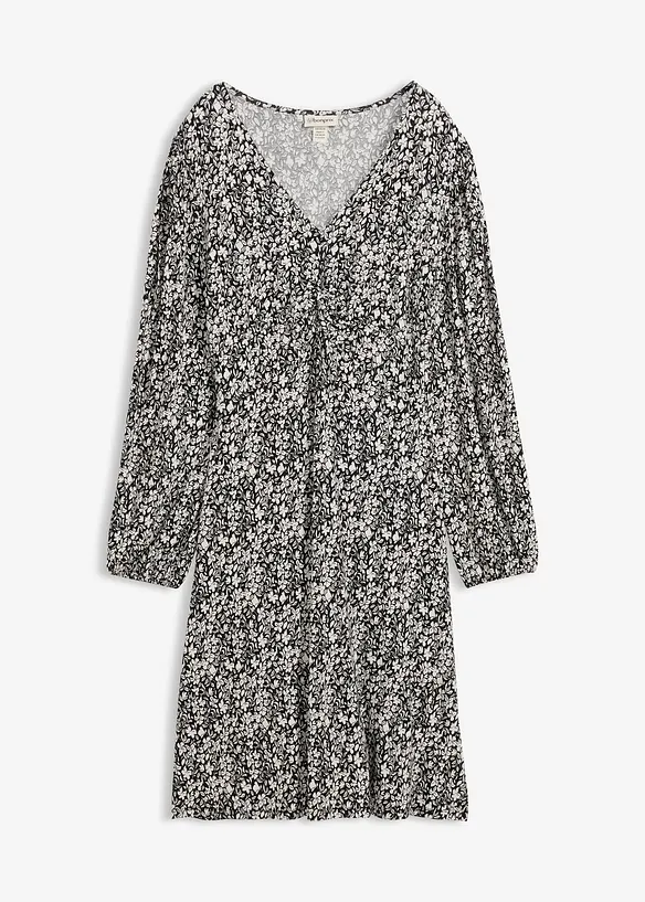 Abito in jersey di misto viscosa, bonprix