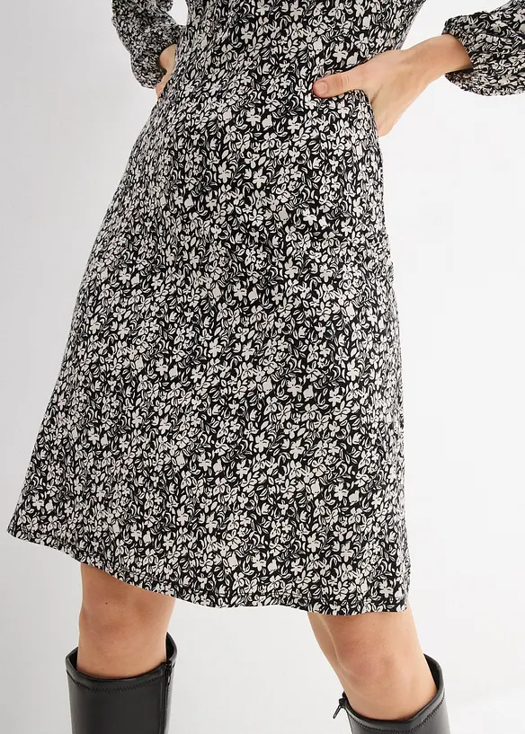 Abito in jersey di misto viscosa, bonprix