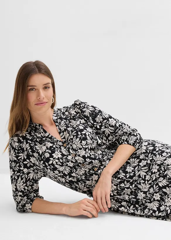 Abito di jersey in misto viscosa, bonprix