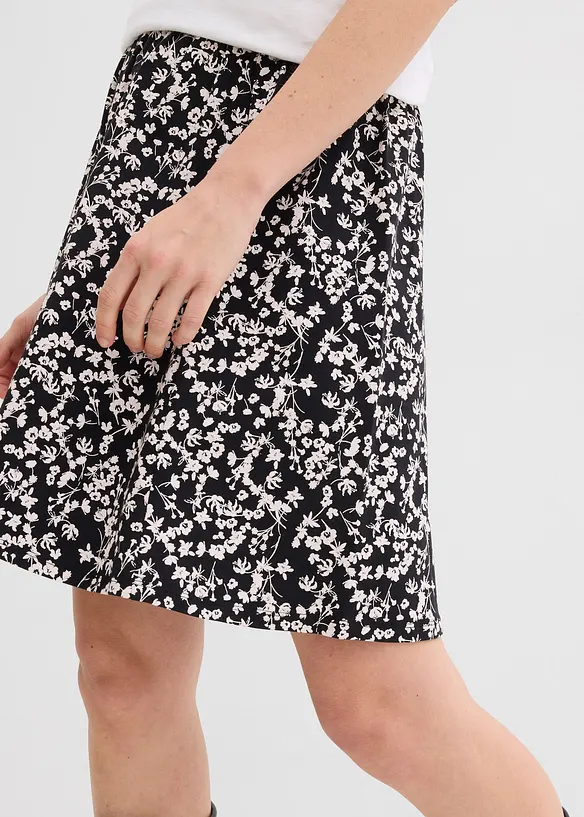 Gonna di jersey (pacco da 2), bonprix