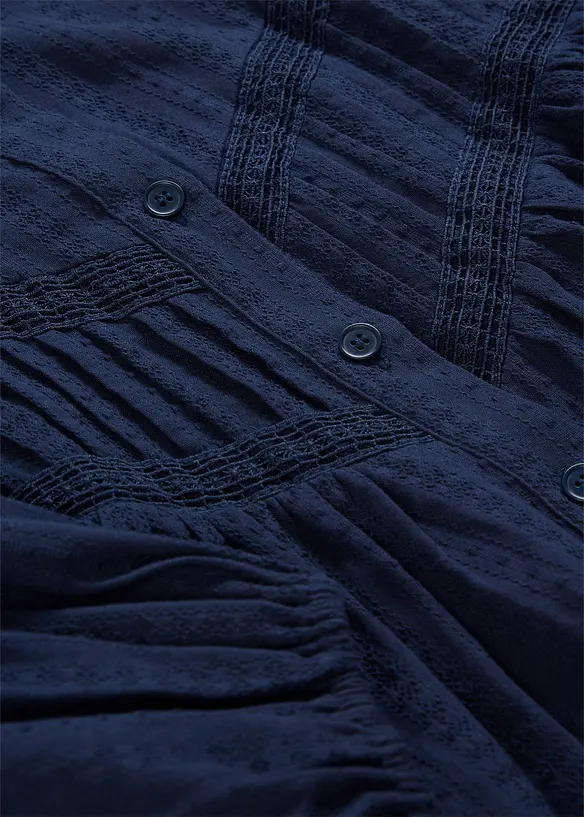 Blusa in cotone ricamato, bonprix