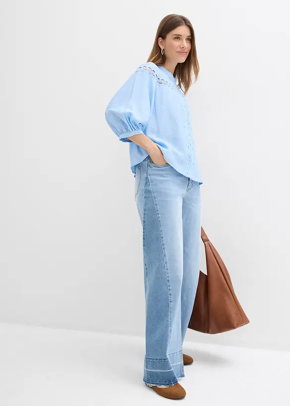 Camicetta con ricami, bonprix