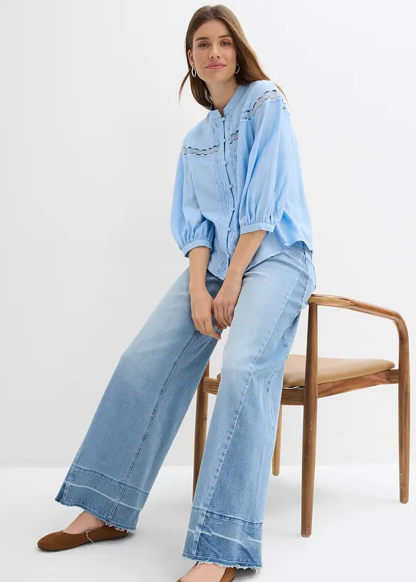 Camicetta con ricami, bonprix