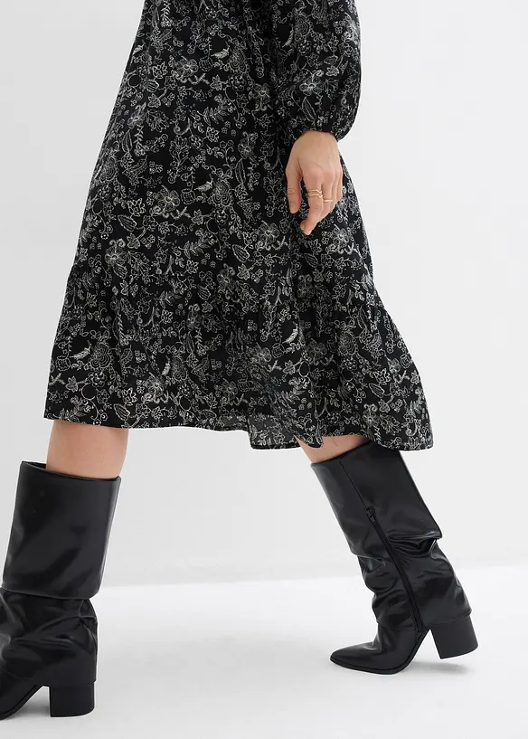 Abito midi in cotone, bonprix