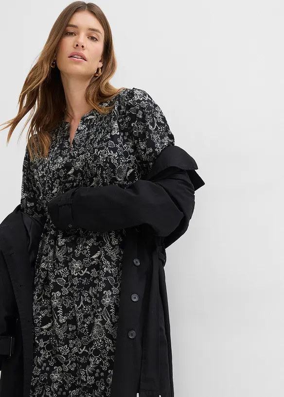 Abito midi in cotone, bonprix