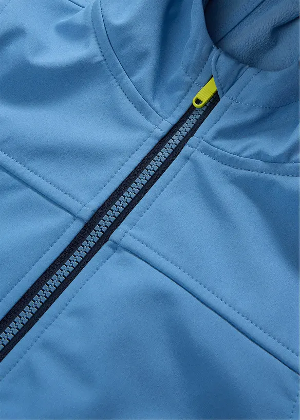 Softshell antivento e idrorepellente con cappuccio, bonprix