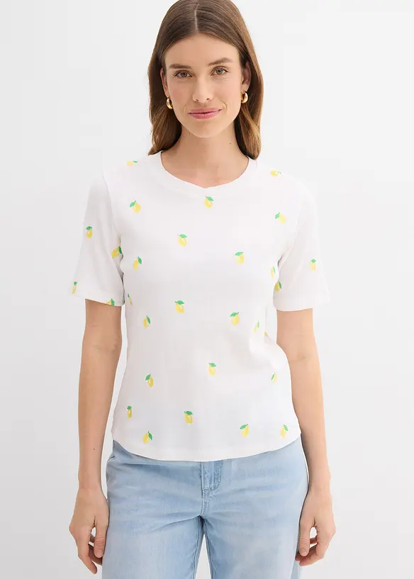 T-shirt in puro cotone biologico, bonprix