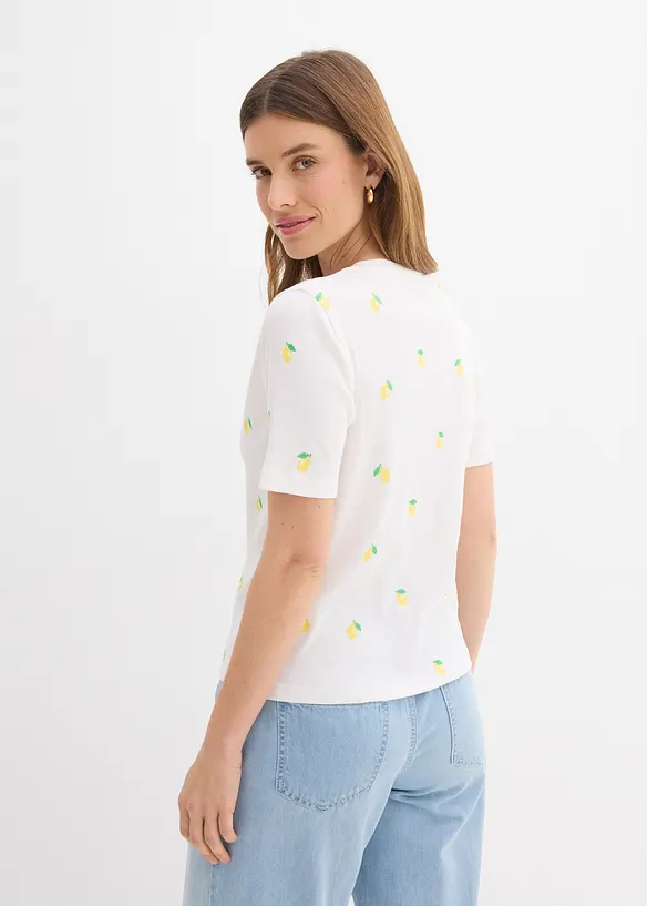 T-shirt in puro cotone biologico, bonprix