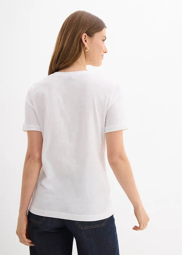 T-shirt in puro cotone biologico, bonprix