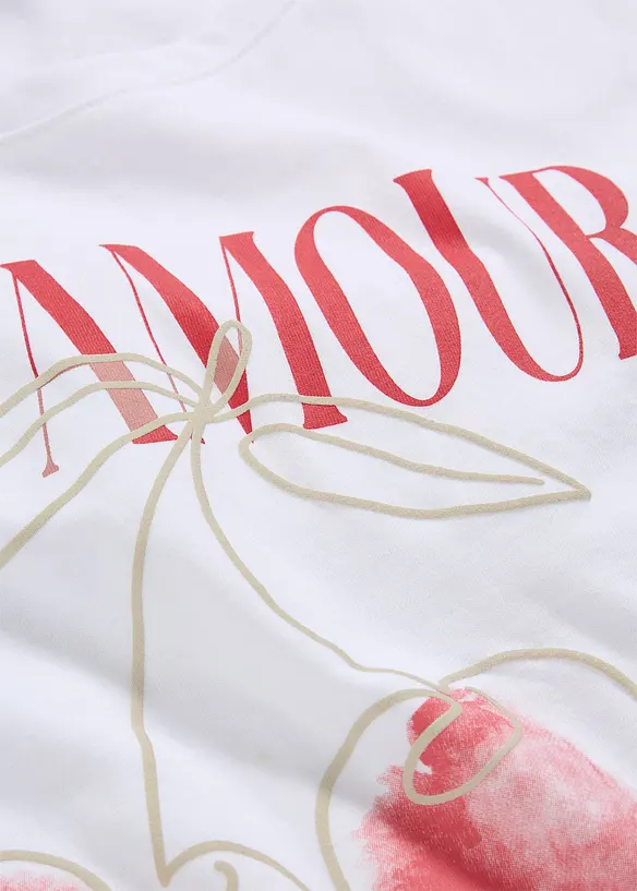 T-shirt in puro cotone, bonprix