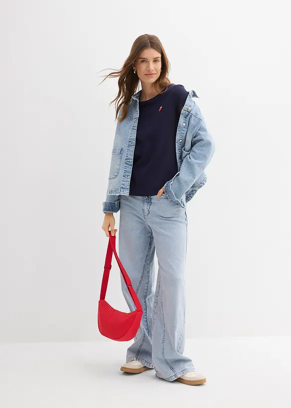 T-shirt in puro cotone, bonprix