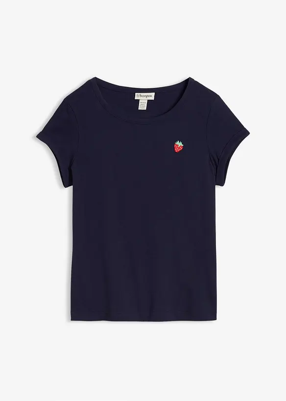 T-shirt in puro cotone, bonprix
