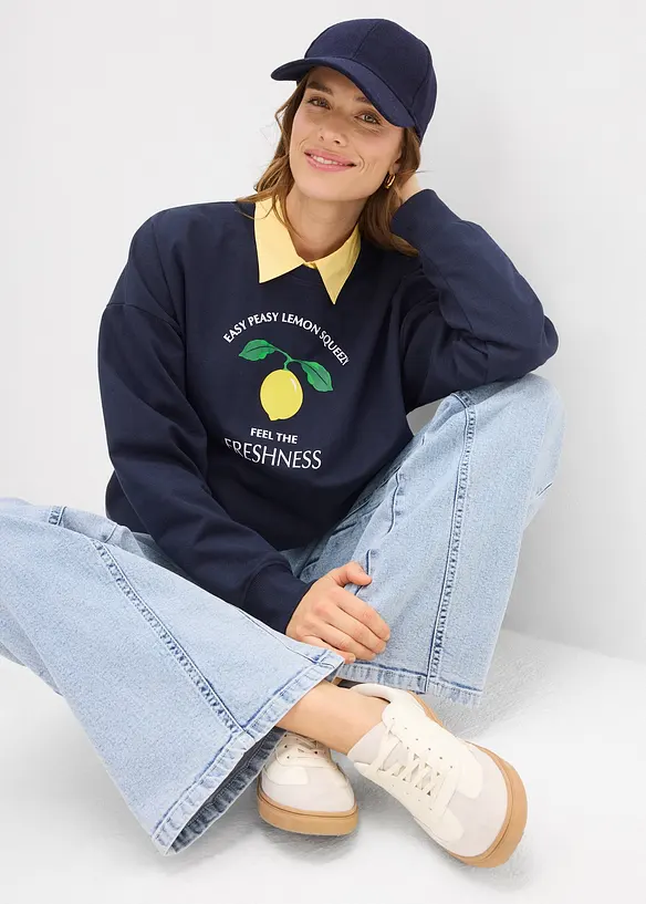 Felpa oversize, bonprix