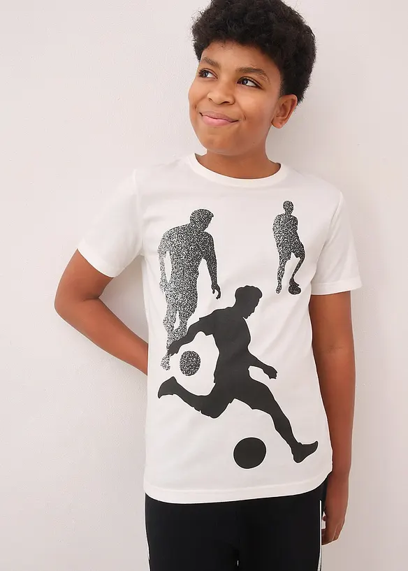 T-shirt in puro cotone biologico (pacco da 3), bonprix