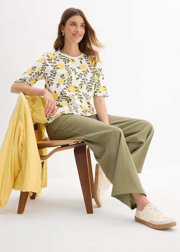 T-shirt in puro cotone biologico, bonprix