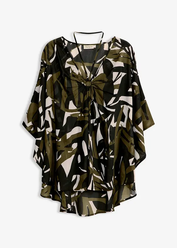 Tunica da spiaggia trasparente, bonprix