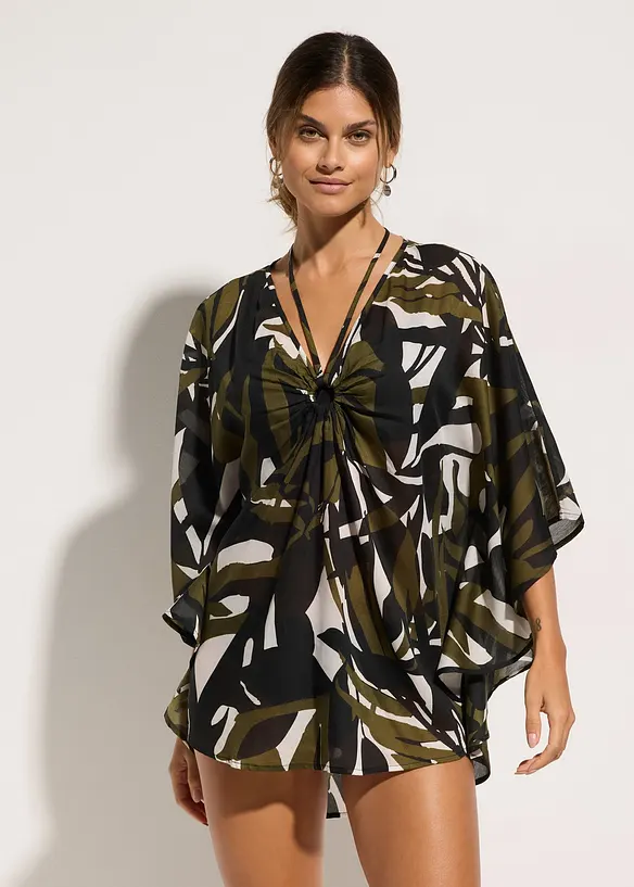 Tunica da spiaggia trasparente, bonprix