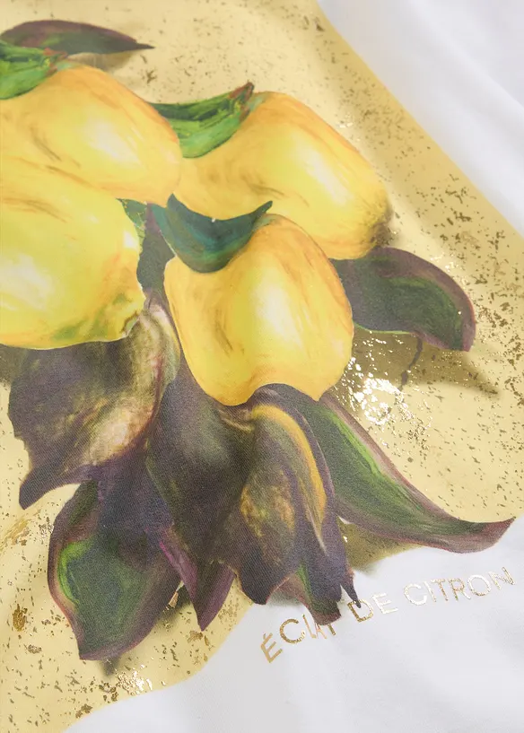 T-shirt in misto cotone elasticizzato, bonprix