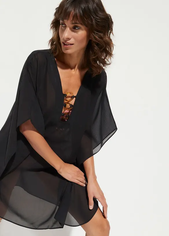 Tunica copricostume in chiffon leggero, bonprix