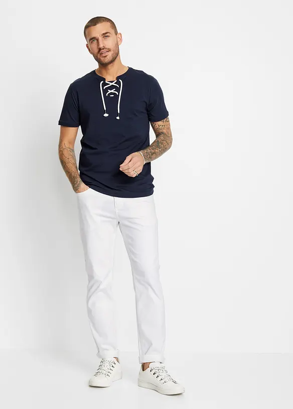 Jeans elasticizzati classic fit, tapered, bonprix